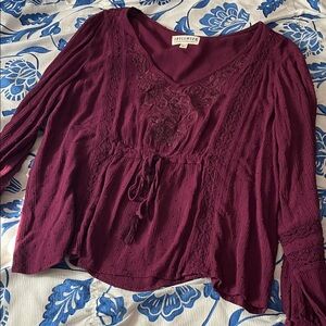 Idyllwind Embroidered Peasant Top Size XXL